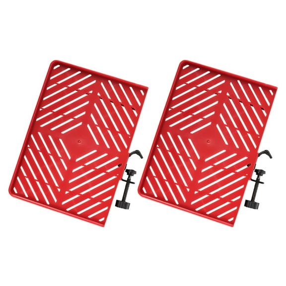 GOOHOCHY 2pcs Microphone Holder Tray For Live Streaming Adjustable Mic Stand Accessories With Phone Holder Portable Music Stand Tray Shelf For Outdoor Karaoke And Recording