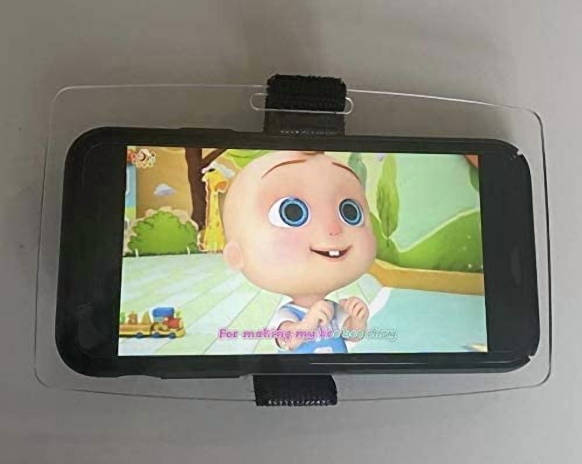 Cant Touch! Baby Anti-Touch Screen for Phone - Easily Strap This Clear Cover onto Your Phone or Device to Prevent Any Buttons from Being Pressed. Pouch and Stand Included