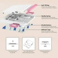 thumbnail image 3 of Sliding Door Lock, 4 Pack Child Safety Sliding Glass Door Lock for Sliding Glass Doors, Sliding Windows, Sliding Closet, etc. Easy to Installation Provides More Security for Your Baby and Pets, 3 of 5