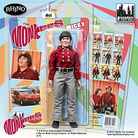 Action Bands - The Monkees 8 Inch Action Figures Series One Red Band Outfit: Micky Dolenz