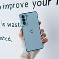 thumbnail image 4 of Compatible with Samsung Galaxy S21 5G Case for Women Girls, Cute Love Heart Pattern Electroplated Design Soft Slim TPU Protective Bumper Cover for Samsung Galaxy S21 6.2＂-Blue, 4 of 10