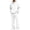 White, variant on Men’s Sweatsuit Set Long Sleeve Pullover Breathable Matching Sweat Outfit Baggy Sweatpants and Hoodie Matching Set Ribbed Cuffs Jogging Running