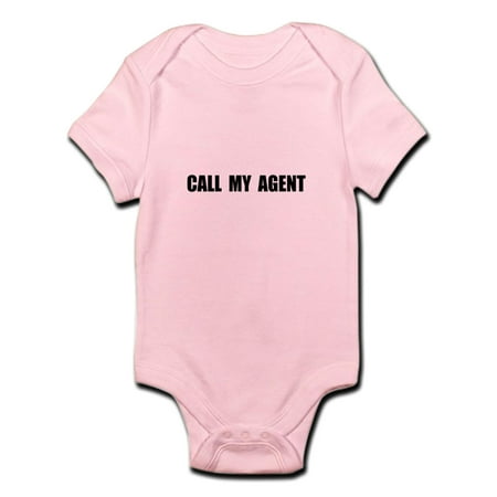 

CafePress - Call My Agent Infant Bodysuit - Baby Light Bodysuit