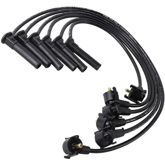 Bodeman Ignition Spark Plug Wires 7mm (6PC Set) for 2005-2009 Ford Explorer, 2007-2010 Ford Explorer Sport Trac, 2005-2009 Mercury Mountaineer - V6 4.0L