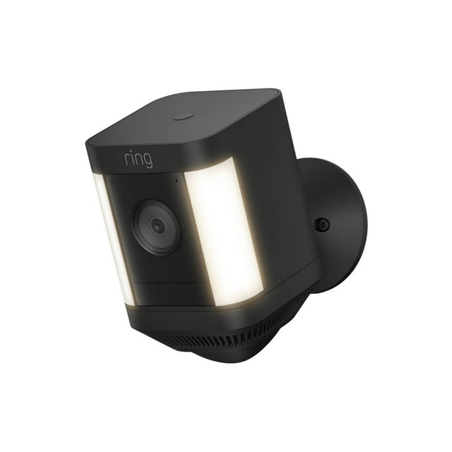 Cámara de Seguridad Inalámbrica Ring Spotlight Cam Plus con Batería para Exteriores Negro
