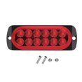 thumbnail image 1 of Lámpara trasera freno remolque lateral LED emergencia avería advertencia estroboscópica coche DC 12-24V 12W IP67 Impermeable Super brillante 12LED para motocicleta, 1 of 9