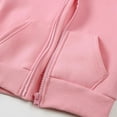 thumbnail image 5 of Fesfesfes Kids 2 Piece Hooded Sweatshirt and Sweatpants Set Long Sleeve Fleece Lined Outfit for Boys and Girls Cozy Casual Playwear Everyday Fall Winter Clothes(Pink,11-12 Years), 5 of 7