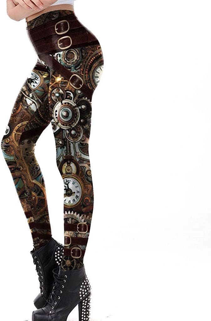 Women's Steam Punk Pants,Gothic Retro 