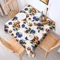 thumbnail image 2 of Pioneer Flower Floral Print Pattern Square Tablecloth,Waterproof Square Table Cover,Wipeable Spillproof Washable Table Cover for Home Kitchen Party Decor 42"X42"(107x107cm), 2 of 6