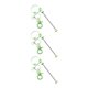 thumbnail image 1 of 3 barras de llavero con cuentas, llavero de metal con cuentas en , accesorios de color degradado, llavero de cuentas para mujeres y hombres, fab verde, 1 of 9