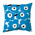 thumbnail image 4 of Juego de 4 cojines decorativos ((estilo flor)), 45 x 45 cm, con relleno y fundas de almohada, decoración de sofá, para dormitorio, salón, aptos para niños, 4 of 5