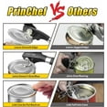 PrinChef Can Opener Smooth Edge, Safety Can Opener Manual Side Cut