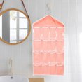 thumbnail image 3 of Organizador Calcetines Colgantes 16 Bolsillos para Almacenamiento Ropa Interior Armario (rosa), 3 of 8