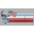 thumbnail image 2 of Boy's Lilo & Stitch Flying the American Flag Graphic Tee Athletic Heather Small, 2 of 5
