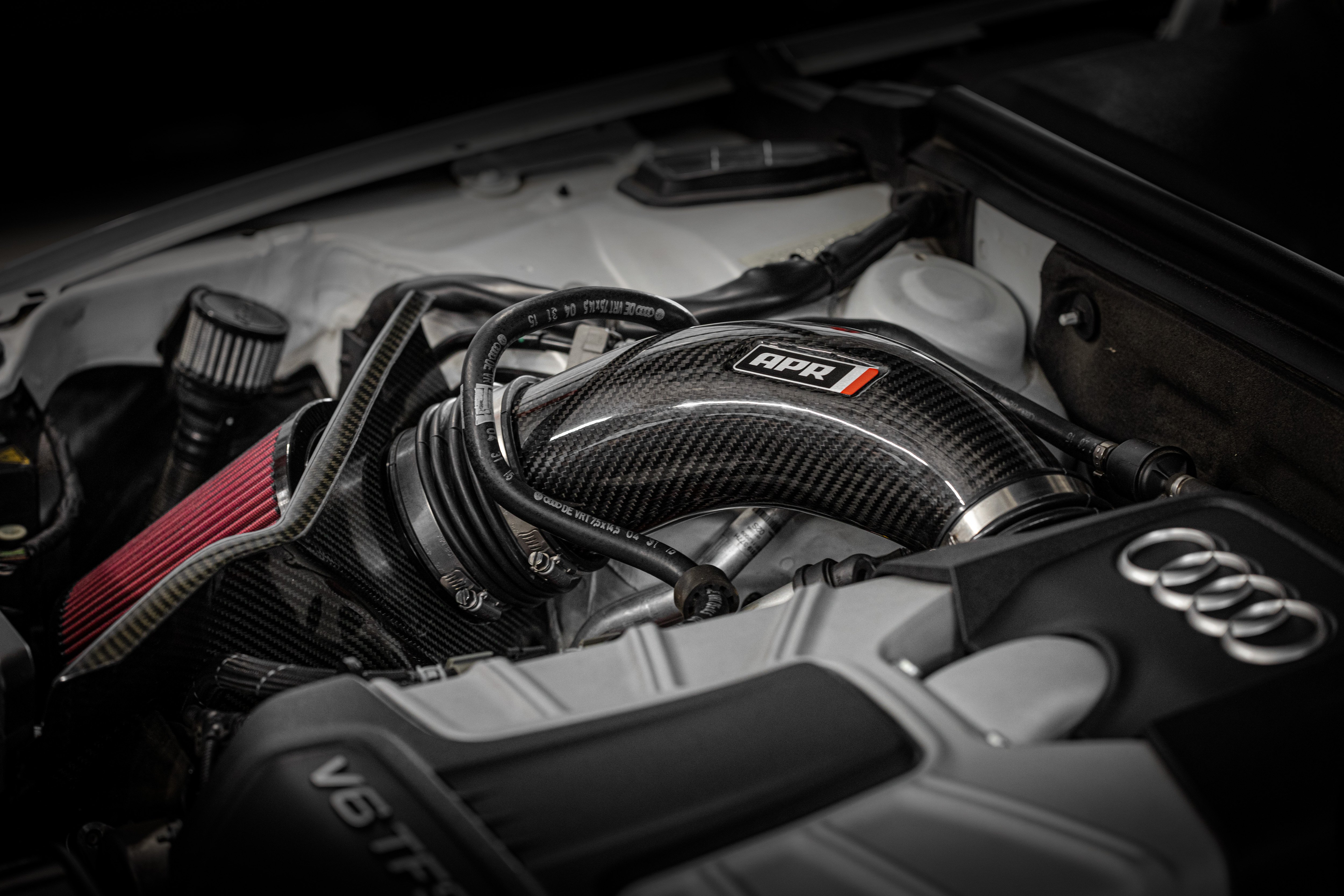 APR CI100037-A Carbon Fiber Intake Throttle Inlet Pipe - B8 3.0T