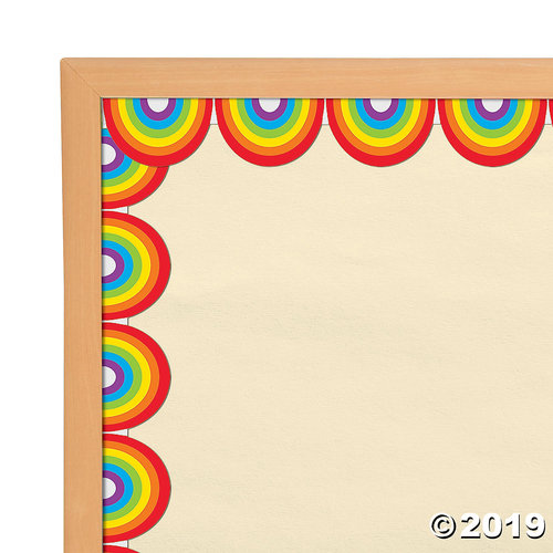 Rainbows Bulletin Board Borders