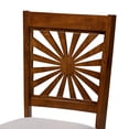 thumbnail image 6 of Baxton Studio Olympia Modern Grey Fabric and Walnut Brown Finished Wood 7-Piece Dining Set, 6 of 10