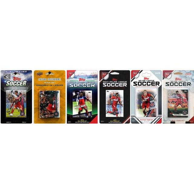 C&I Collectables FIRE619TS MLS Chicago Fire 6 Different Licensed Trading Card Team Set