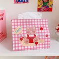 thumbnail image 3 of Tissue Cover Cute Cartoon Faux Leather Tissue Holder Tissue Box Cover for Home, 3 of 10
