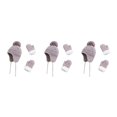 thumbnail image 3 of Guardurnaity 1 juego Beanie Hat Classic Beautiful Outdoor Clothes Accesorio de lana para resistir el frío Gris L 4-6 años Gris Л 4-6 лет 3Conjunto, 3 of 6