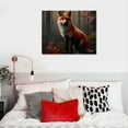 thumbnail image 5 of ARISTURING Fox Wall Art, Dark Cottagecore Prints, Animal Wall Art, Gothic Prints, Dark Academia, Dark Moody Nature Wall Art, Forest Fox Art Print, Canvas Print, Wall 20x16in, 5 of 6
