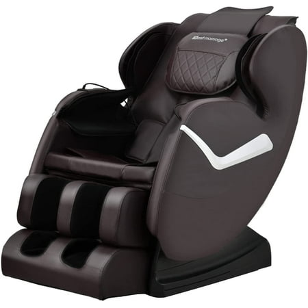 BestMassage Massage Chair,Electric Shiatsu Full Body Zero Gravity Massage Recliner Chair Built-in Heat，Brown