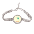 thumbnail image 1 of Pulsera de cadena de tenis Unbranded Matraz de fondo redondo joyería de diamantes, 1 of 3