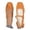Orange, variant on Womens Mary Jane Flats Square Toe Retro Ballet Shoes with Adjustable Ankle Strap Metal Buckle Comfortable Casual Walking Loafers Brown,8