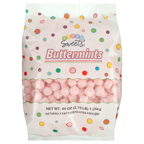 Party Sweets Pink Mint Candy, Gluten-Free, Allergen-Free, 2.75 lbs