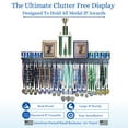 thumbnail image 6 of Medal Awards Rack Premier Medal Display Rack for Trophies & Medals 37 Hangers 48" x 5" x 3.5", Black, 6 of 6