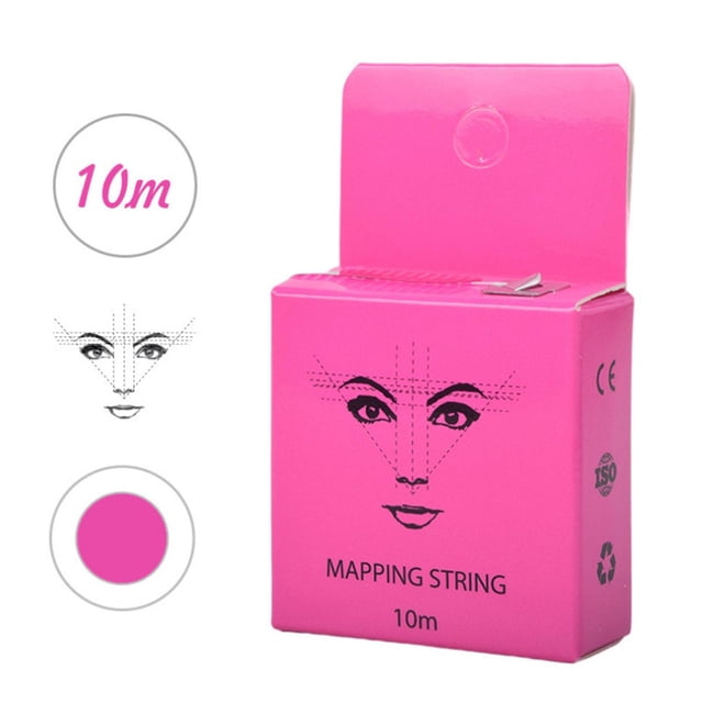 Hilo de de cadena de mapeo preentintado de 10M para mujeres de Colcomx Cadena de mapeo de cejas