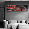 thumbnail image 2 of wall26 Canvas Wall Art Abstract Cloud Tree Pictures Home Wall Decorations for Bedroom Living Room Oil Paintings Canvas Prints Framed - 12"x12"x3 Panels, 2 of 4