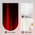thumbnail image 2 of Red and Black Kitchen Window Curtains 27.5 x 39 Inch Small Short Mini Cafe Rod Pocket Ombre Gothic Goth Dark Anime Cool Living Bedroom Room Home Treatment Set of 2 Curtain Panels Drapes Tiers, 2 of 6