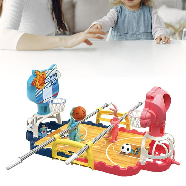 Mini Table Top Basketball Game 2 Player Games Arcade Games for Children Boys Style B
