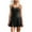 Black, variant on Fmbrln Womens Tennis Athletic Dress Yoga Gym Dress Summer Casual Sleeveless Crew Neck Pleated Workout Mini Dress