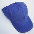 thumbnail image 6 of Adjustable Ponytail Baseball Cap for Women Men Outdoor Sun Protection Peaked Hat, 6 of 6