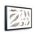 thumbnail image 3 of Designart 'Leaves and Berries Of Wild Grapes' Bohemian & Eclectic Framed Canvas Wall Art Print, 3 of 5