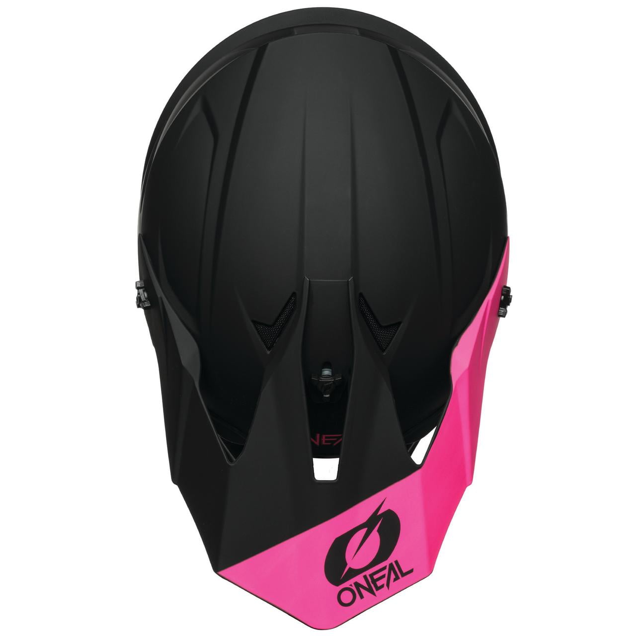 Oneal 2022 Womens 1 SRS Offroad Helmet Black/Pink X-Large