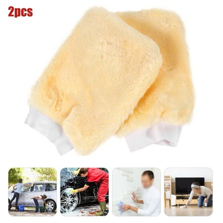 Imitation Wool Car-Wash Mitt Double-Side Car Wash Auto/car Cleaning Gloves Tool