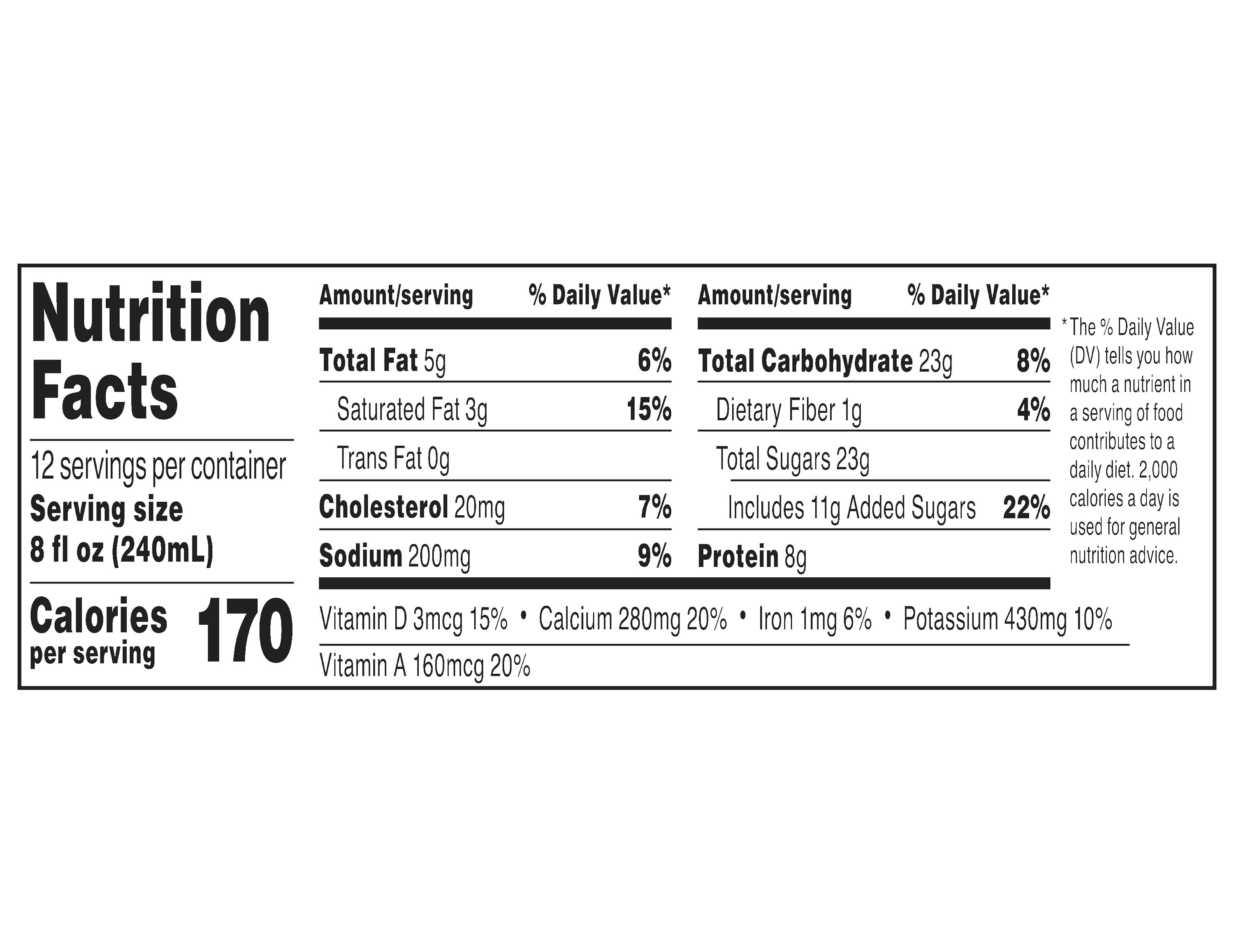 bettergoods Organic Reduced Fat Chocolate Milk, 8 fl oz, 12 Count