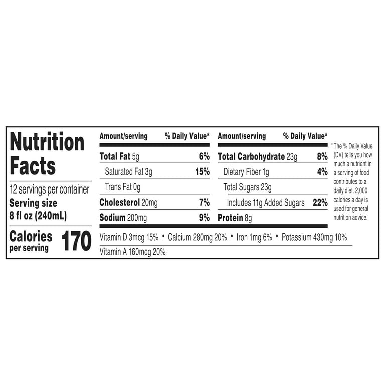 bettergoods Organic Reduced Fat Chocolate Milk, 8 fl oz, 12 Count