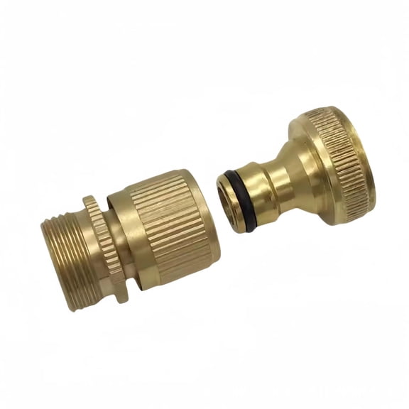 1PC Garden Hose Quick Connect, 3/4 Inch GHT Thread Garden Quick Connect Kit