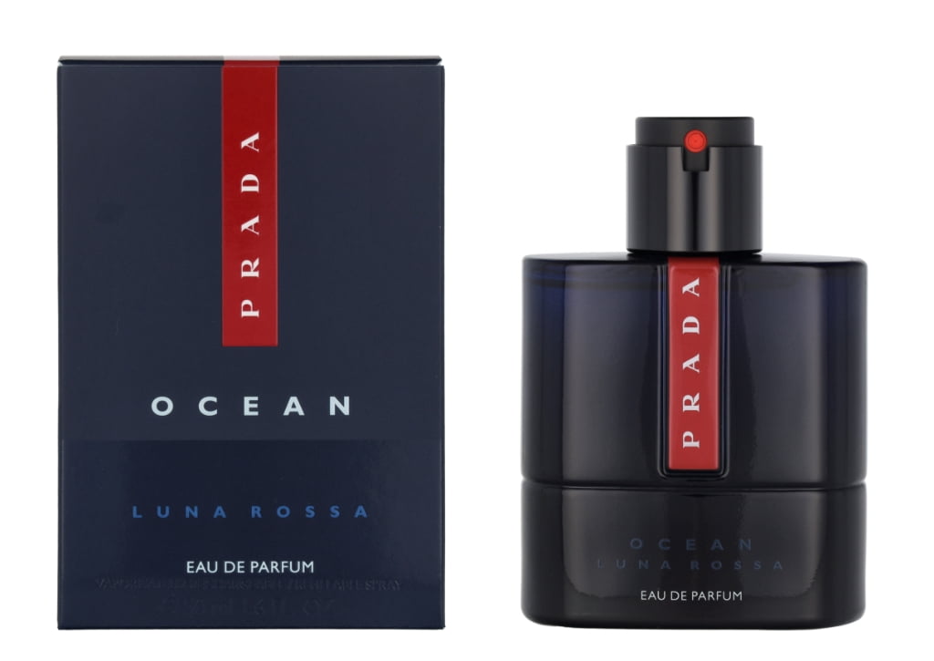 Prada, Luna Rossa Black Eau De Parfum Spray, 3.4 Oz, Woodsy