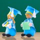 thumbnail image 3 of Gwong Decoración hogareña Temporada de graduación Gnomes Peluche encantador suave paño azul muñeca gnomo para regalo de graduación Gwong 21063803, 3 of 6
