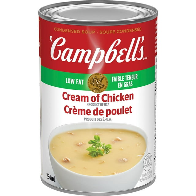 Campbell’s® Condensed Low Fat Cream of Chicken Soup, Shelf Stable