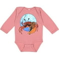 thumbnail image 3 of Inktastic Fun Fiddler Crab with Violin and Mustache Boys or Girls Long Sleeve Baby Bodysuit, 3 of 5