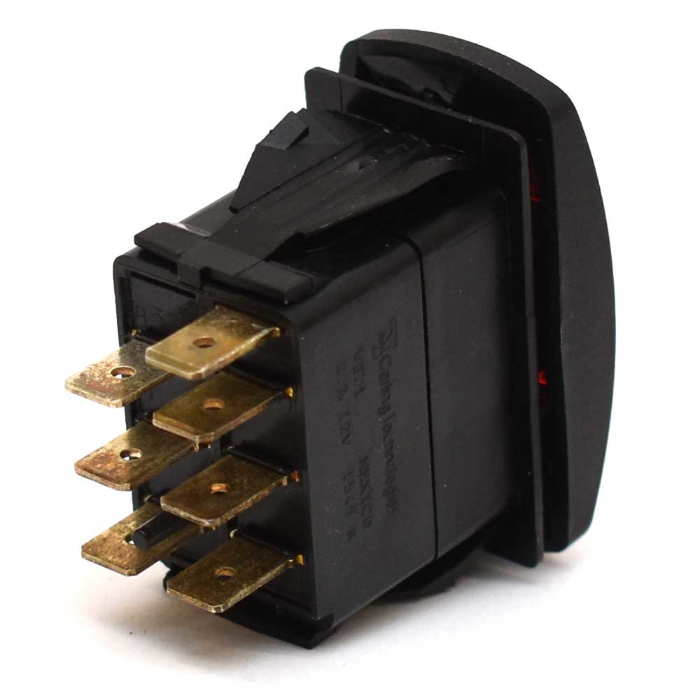 Carling Marine Boat Rocker Switch | Starboard Recirc Timed Off On