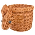 thumbnail image 3 of CoreLiving Artisan Woven Rattan Bunny Design Fruit Basket Smooth Polished Finish Multi-Purpose Storage Solution for Fruit Bread Snacks Vegetable Holder for Kitchen Counter Dining Table Decor, 3 of 9