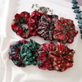 thumbnail image 4 of Yuedong 20 Pcs Christmas Hair Scrunchies Soft Elastic Hair Bands Plaid Hair Scrunchie Ties Christmas Hair Accessories for Women MakeUp Items (Random color), 4 of 12