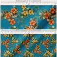 thumbnail image 2 of Soimoi Cotton Poplin Fabric Floral & Leaves Tropical Printed Fabric 1 Yard 56 Inch Wide, 2 of 7